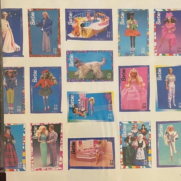 Mattel Barbie Trading Cards Sets & 20 Packs “Ten Cards” Plus Puzzle Pieces. - Picture 12 of 13